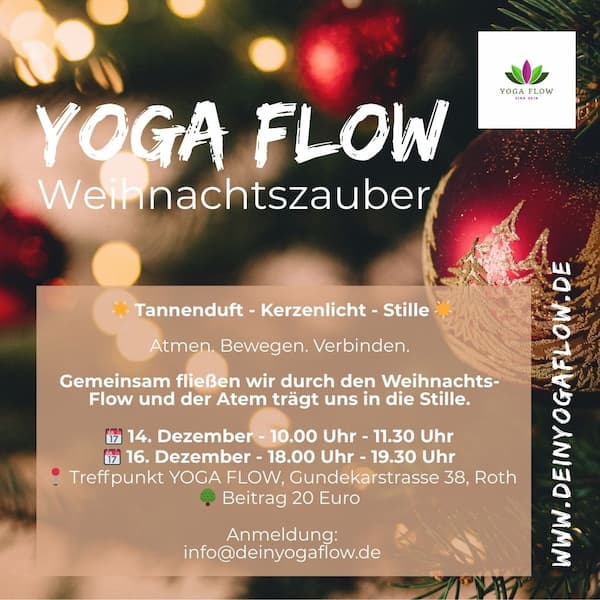 Weihnachtszauber im YOGA FLOW