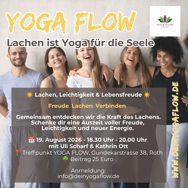 Lachen ist das Yoga der Seele
